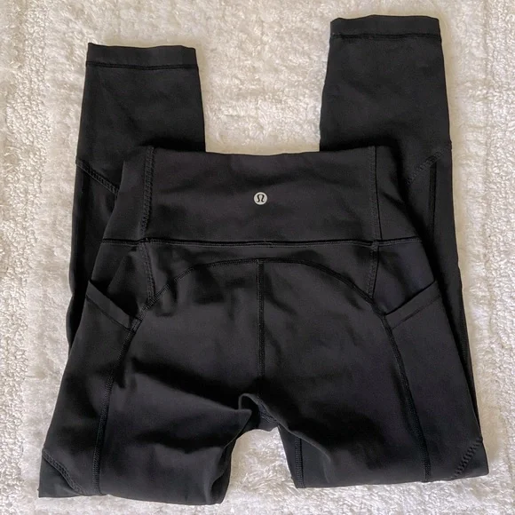 ❌SOLD❌lululemon athletica All The Right Places Crop II 23" Black - Picture 2 of 16